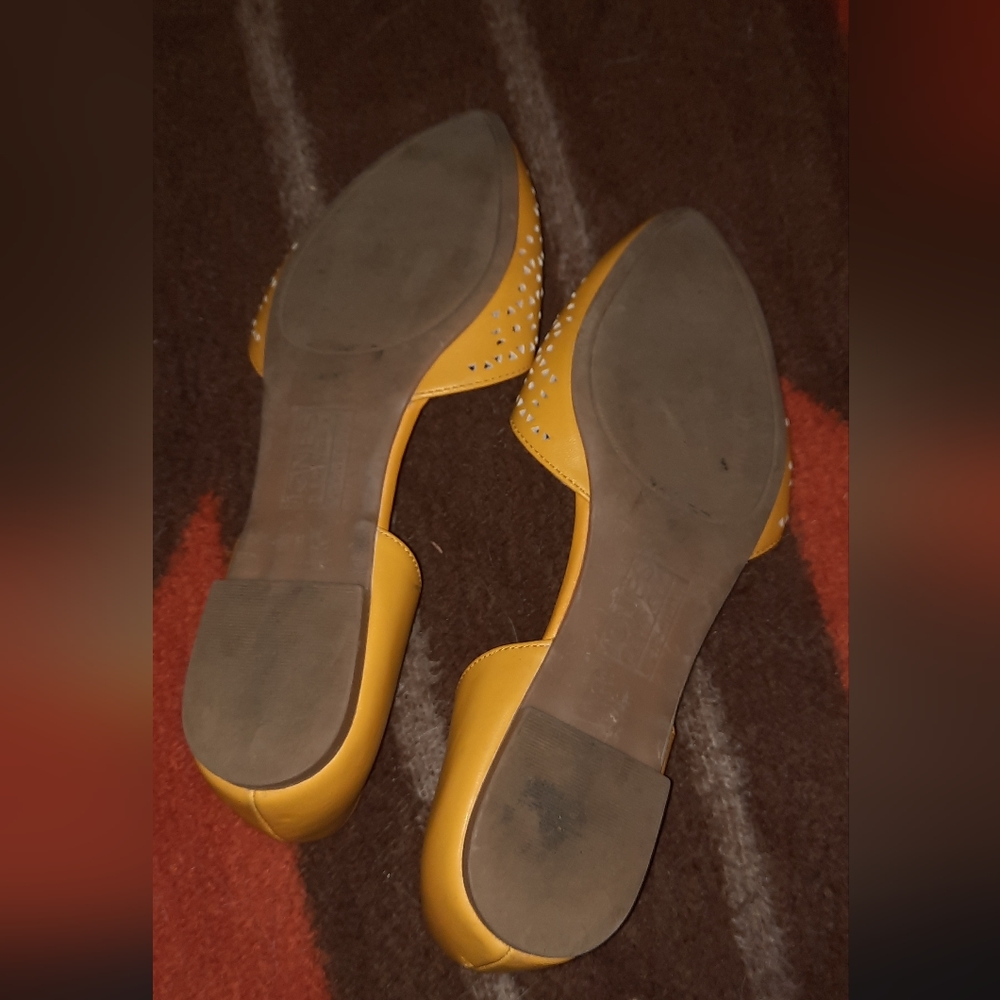🍀3/15 Jones New York Yellow Golden Flats - Picture 8 of 8